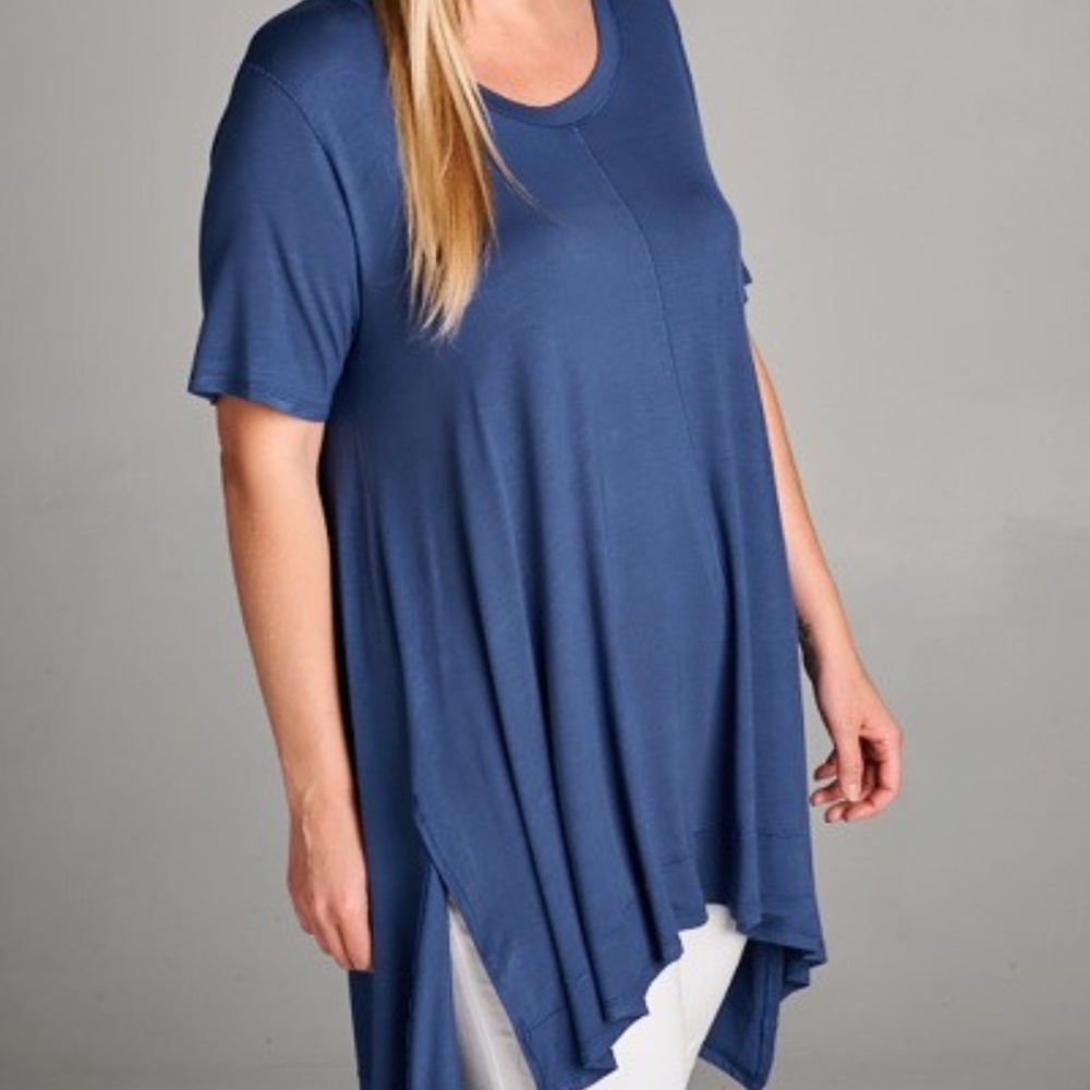 NWT Plus Navy tunic